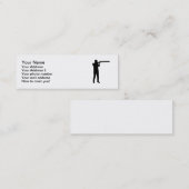 トラップ射撃 スキニー名刺 (正面/裏面)