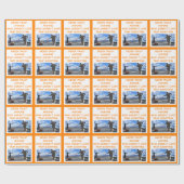 トラップ射撃 ラッピングペーパー (フラット)