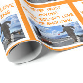 トラップ射撃 ラッピングペーパー (ロールコーナー)