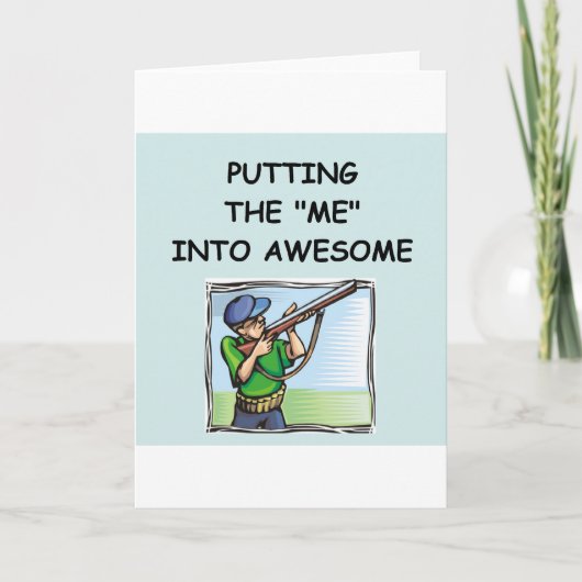 トラップ射撃、 発砲 カード (正面)