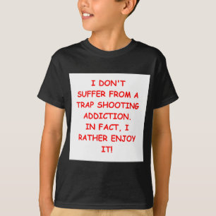 トラップ射撃 Tシャツ
