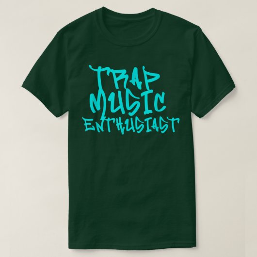 トラップ音楽愛好家トラップ音楽グラフィックパーティー段 Tシャツ (デザイン正面)