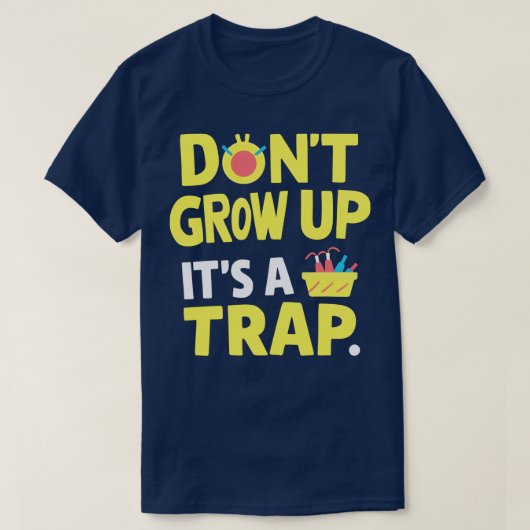 トラップ1を成長させない Tシャツ (デザイン正面)