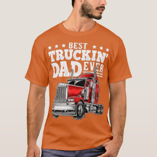 トラッ最高のクキンパパ史上最大リグトラック運転手の父の日 Tシャツ