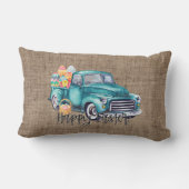 トラッ素朴クハッピーイースターホームデコール ランバークッション (裏面)