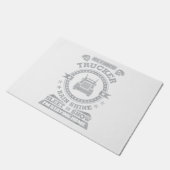 トラッ退職したカー雨シャインスリーまたは雪I'm Stayi ドアマット (アングル)