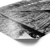 トラッ静かク7x5モノクロ写真Pri フォトプリント (角)