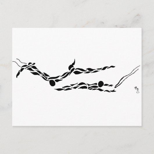 トラッ飛んでいるペーズ飛んでいる飛躍 ポストカード (正面)