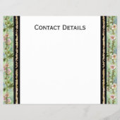 トラディショナルなポスター チラシ (裏面)