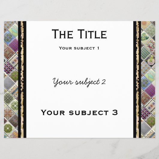 トラディショナルなポスター チラシ (正面)