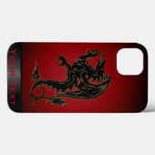 トラディショナル グラデーション ドラゴン ケース-Mate iPhoneケース Case-Mate iPhoneケース (裏面 (横))