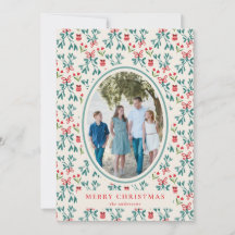 トラディショナル グリーン＆レッド グランド ミレニアル パターン