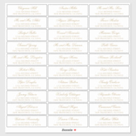 トラディショナル ゴールド フォーマル エレガント ウェディング シール