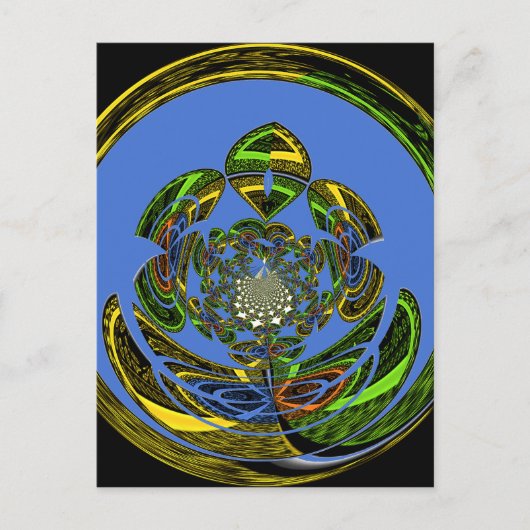 トラディショナル ジャスト ブルー ポストカード (正面)