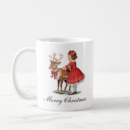 トラディショナル ビンテージ クリスマス コーヒーマグカップ