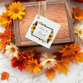 トラディショナル フローラル ブライダル シャワー フェイバータグ