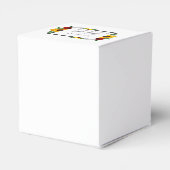 トラディショナル フローラル ブライダル シャワー フェイバーボックス (裏面サイド)