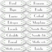 トラディショネルジャルダンフランセエルベエティケッツ シール (正面)