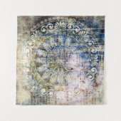 トラディッグランジトを使用したアートヴィンテージのテクスチャ背景 タペストリー (正面(横))