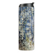 トラディッグランジトを使用したアートヴィンテージのテクスチャ背景 タンブラー (回転左)