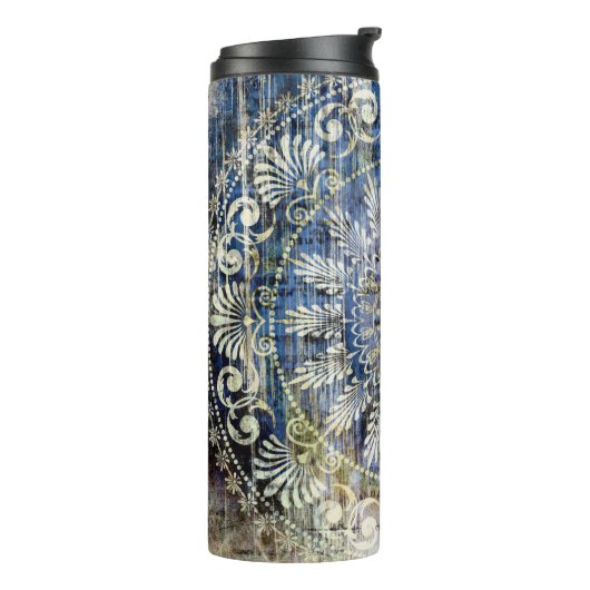 トラディッグランジトを使用したアートヴィンテージのテクスチャ背景 タンブラー (回転左)