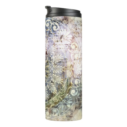 トラディッグランジトを使用したアートヴィンテージのテクスチャ背景 タンブラー (回転右)