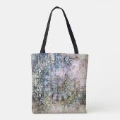 トラディットグランジを使用したアートヴィンテージのテクスチャ付き背景 トートバッグ (裏面)