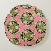 トラデスカンティア万華鏡のように千変万化するパターン ラウンドクッション (正面)