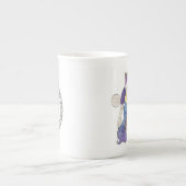 トラネコの中国のコップ ボーンチャイナマグカップ (正面)