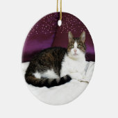 トラネコ セラミックオーナメント (右)