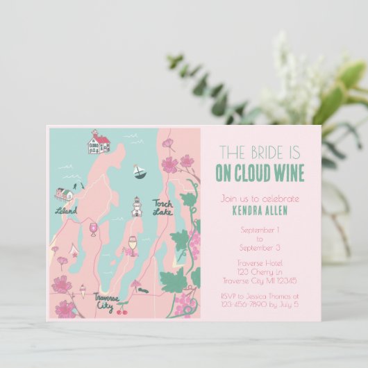 トラバースシティクラウドワインバチェロレッテ 招待状 (スタンド正面)