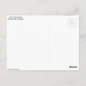 トラバースシティクリンチパークマリーナポストカード ポストカード (裏面)