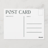 トラバースシティミシガンハローゴス ポストカード (裏面)