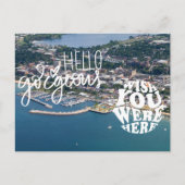 トラバースシティミシガンハローゴス ポストカード (正面)