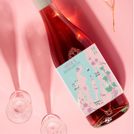 トラバースシティミシガンワインテーマバチェロレッテ ワインラベル