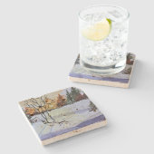 トラバーチンコースター ストーンコースター (横)