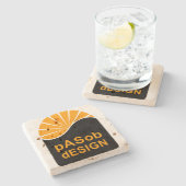 トラバーチンストーンコースター ストーンコースター (横)