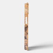 トラバーチンストーンフォン/iPadケース名前をカスタムする Case-Mate iPhoneケース (裏面 / 右)