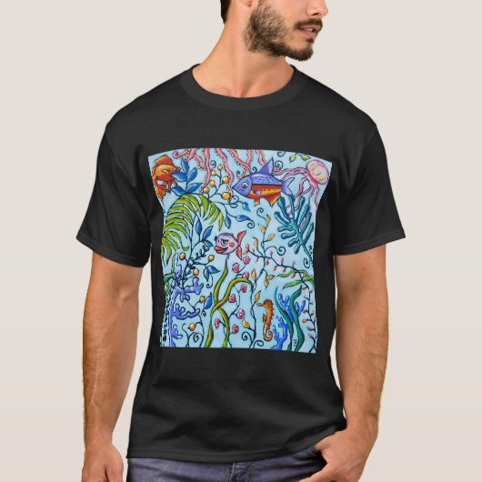 トラバーブ熱帯魚 Tシャツ (正面)