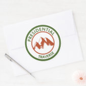 トラバ大統領のス ラウンドシール (封筒)