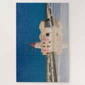 トラパニの塩水性沼沢の風車および塩鍋 ジグソーパズル (縦)