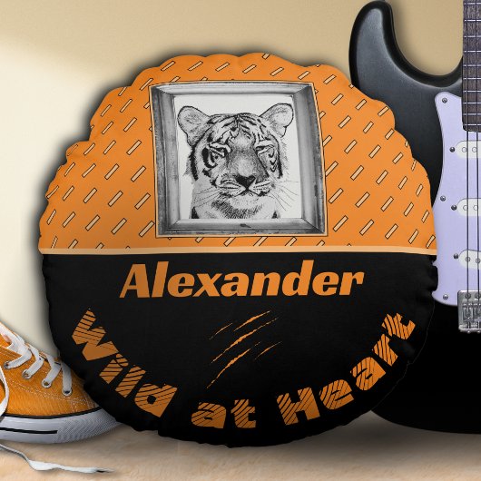 トラパーソナライズされたガーピロー ラウンドクッション