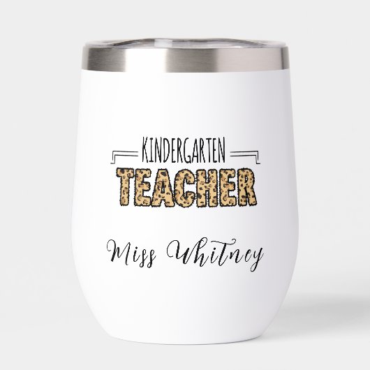 トラパーソナライズされたプリント幼稚園先生 (背面)