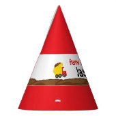 トラヒックコーントラック&ディガー誕生日 パーティーハット (左)