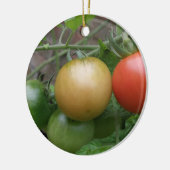 トラヒックライトトマトオーナメント セラミックオーナメント (左)