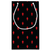 トラヒックライトマンスモール抱き枕 スモールペーパーバッグ (裏面)