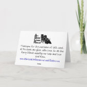 トラビスと彼のパパ カード (裏面)