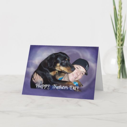 トラビスと彼のパパ カード (正面)