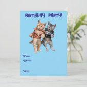 トラビーの誕生日招待状 招待状 (スタンド正面)