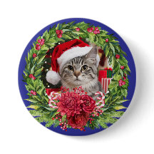 トラビークリスマスのリースボタン